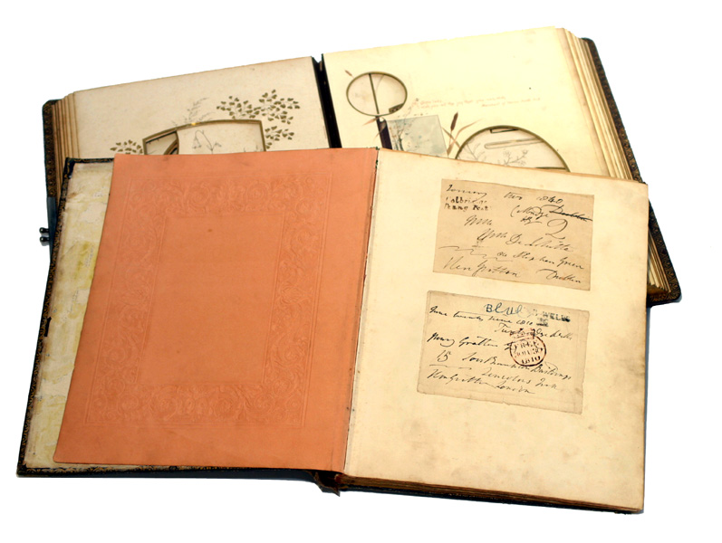 A Victorian Scrapbook and a Photograph Album at Whyte's Auctions