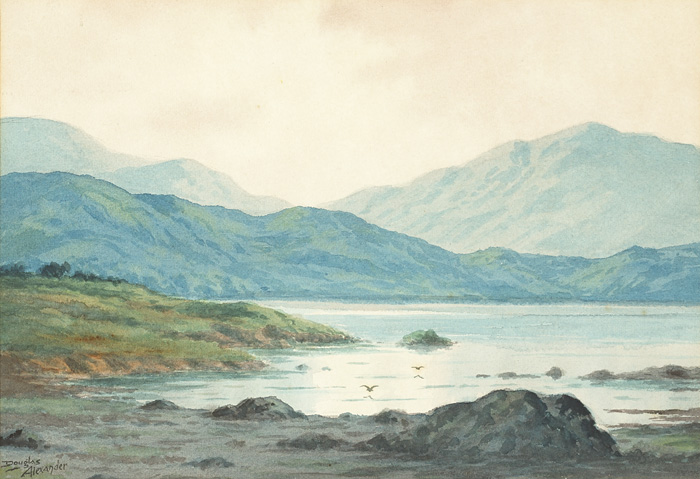 NEAR LOUGH ALTON, COUNTY DONEGAL by Douglas Alexander (1871-1945) at Whyte's Auctions