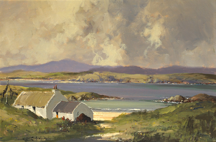 INISHOWEN PENINSULA by George K. Gillespie RUA (1924-1995) at Whyte's Auctions
