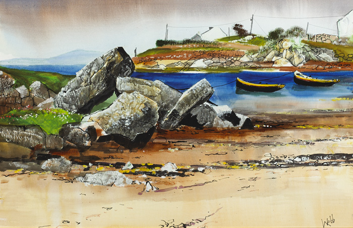 THE RUNNING MOORINGS, 2004 by Kenneth Webb RWA FRSA RUA (b.1927) at Whyte's Auctions