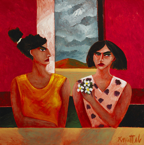TWO WOMEN by Graham Knuttel (b.1954) (b.1954) at Whyte's Auctions