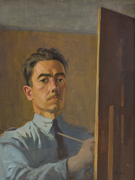 SELF PORTRAIT by Gerald J. Bruen RHA (1908-2004) at Whyte's Auctions