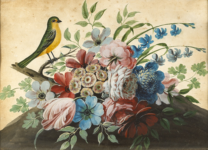 BIRDS AND FLOWERS by Samuel Dixon (fl.1748-1769) at Whyte's Auctions