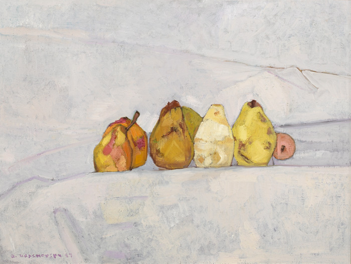 STILL LIFE WITH PEARS by Alexey Krasnovsky (b.1945) (b.1945) at Whyte's Auctions
