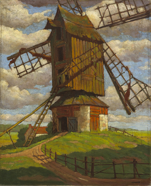 WINDMILL by Harry Kernoff sold for �7,500 at Whyte's Auctions