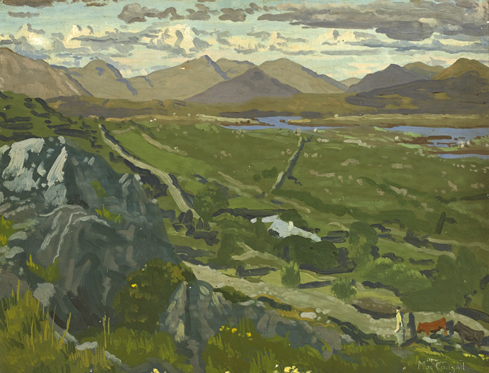 CONNEMARA LANDSCAPE by Maurice MacGonigal PRHA HRA HRSA (1900-1979) at Whyte's Auctions