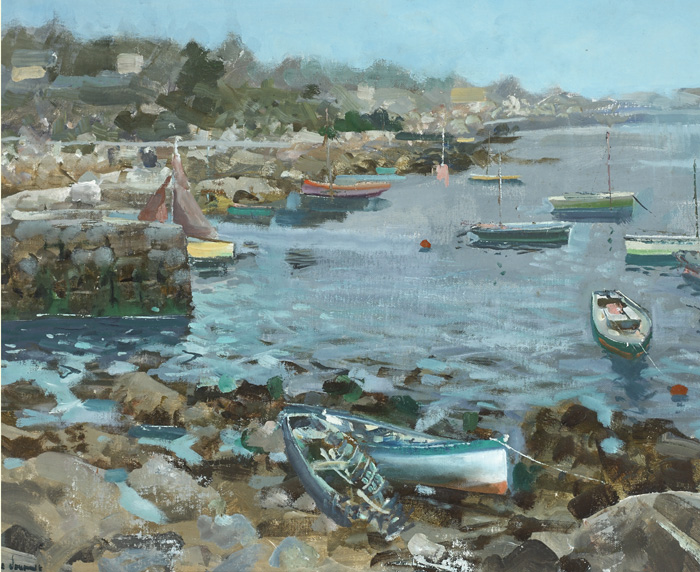 MARINE COASTAL SCENE by James le Jeune sold for �2,800 at Whyte's Auctions