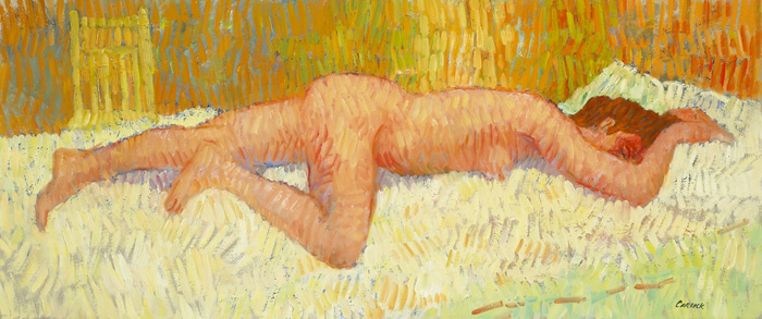 SLEEPING NUDE by Desmond Carrick RHA (1928-2012) at Whyte's Auctions
