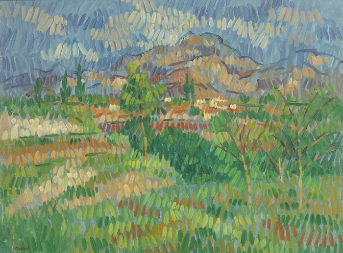 A DAPPLED LAND AT NERJA, 1987 by Desmond Carrick sold for 750 at Whyte's Auctions