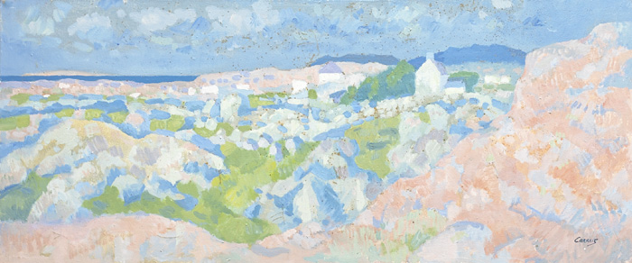 LANDSCAPE NEAR MWEENISH, CONNEMARA by Desmond Carrick RHA (1928-2012) at Whyte's Auctions