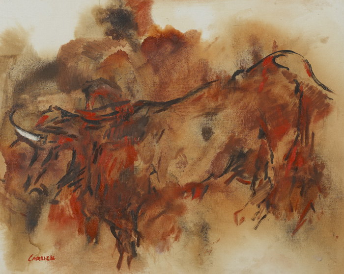 STEER by Desmond Carrick RHA (1928-2012) at Whyte's Auctions
