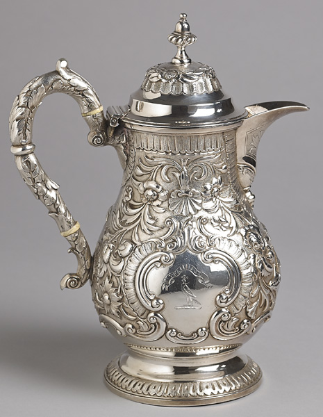An early Victorian Irish silver beer jug at Whyte's Auctions