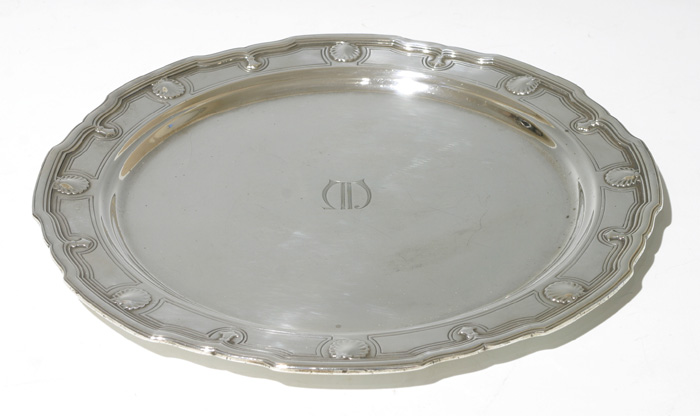 An early 20th century Tiffany silver plate at Whyte's Auctions