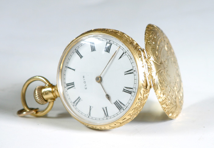 An 18ct gold cased Eglin pocket watch at Whyte's Auctions