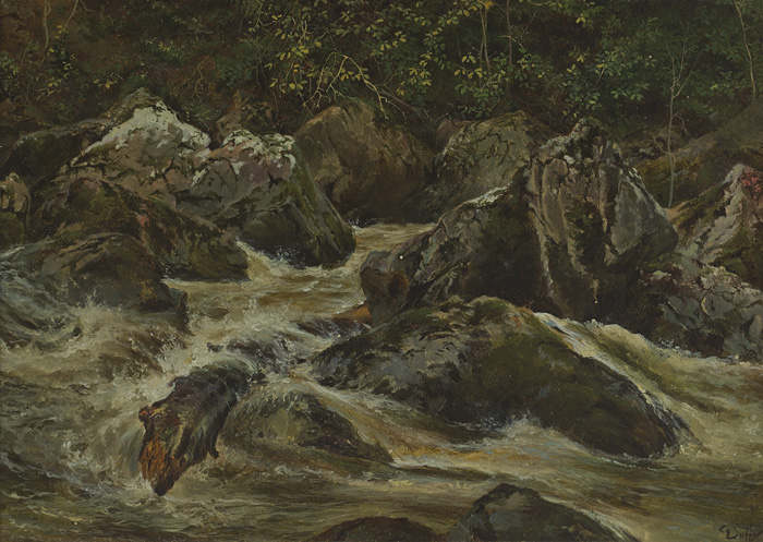 RIVER by Patrick Vincent Duffy RHA (1836-1909) at Whyte's Auctions