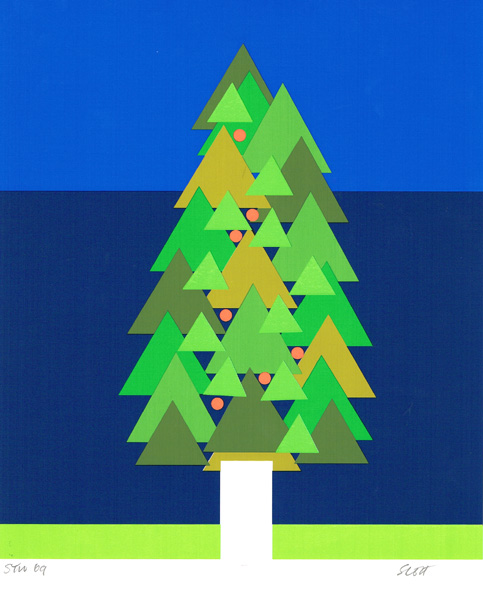 CHRISTMAS GREETING CARD by Patrick Scott HRHA (1921-2014) at Whyte's Auctions