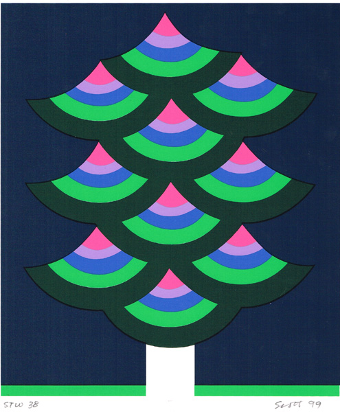 CHRISTMAS GREETING CARD, 1999 by Patrick Scott HRHA (1921-2014) at Whyte's Auctions