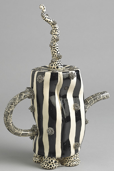 LIQUORICE TWIST TEAPOT, 2011 by Ann-Marie Robinson  at Whyte's Auctions