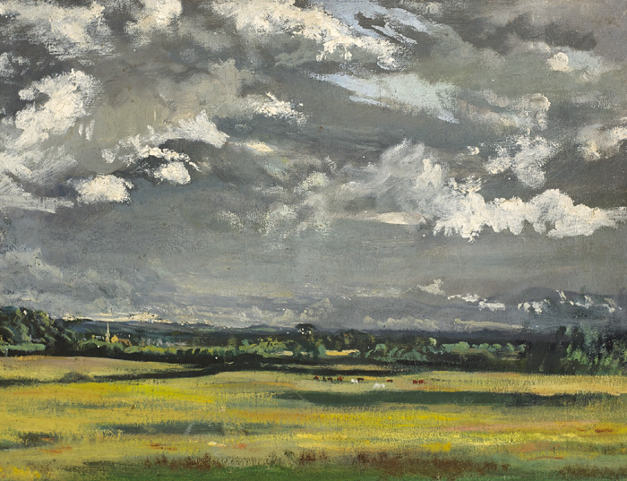 THE COMMONS, DULEEK, COUNTY MEATH by Simon Coleman RHA (1916-1995) at Whyte's Auctions