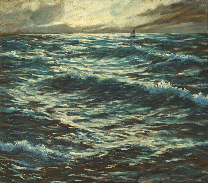 THE BULL BUOY, RUSH, COUNTY DUBLIN by Ciaran Clear sold for �1,600 at Whyte's Auctions