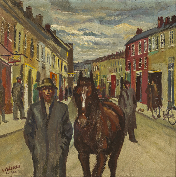 MAN AND HORSE by Simon Coleman RHA (1916-1995) at Whyte's Auctions