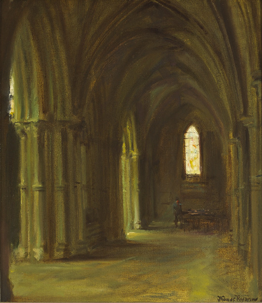 CHRIST CHURCH CATHEDRAL, DUBLIN, 1980 by Thomas Ryan sold for 2,500 at Whyte's Auctions