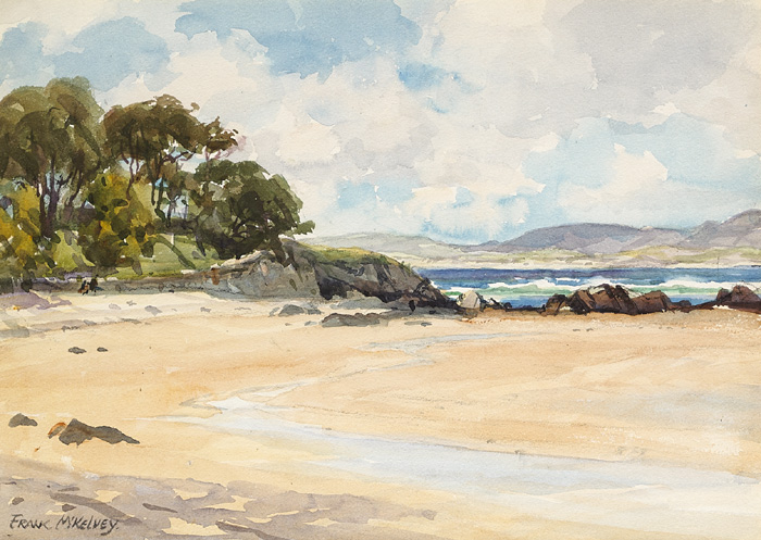 MARBLE HILL STRAND by Frank McKelvey RHA RUA (1895-1974) at Whyte's Auctions