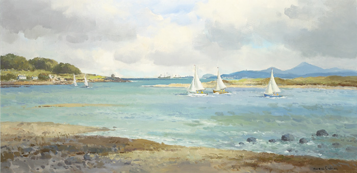 VIEW FROM DUBLIN ROAD, SUTTON by Maurice Canning Wilks sold for 3,600 at Whyte's Auctions