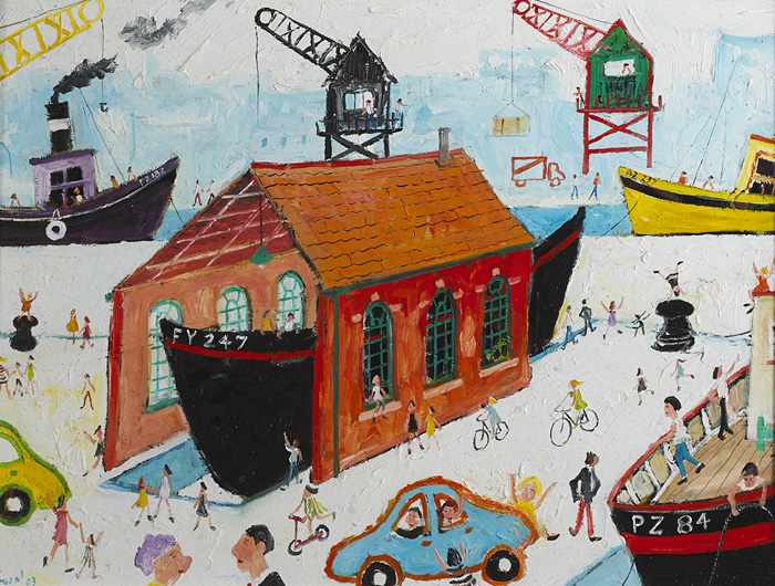 PORT SCENE, 2003 by Simeon Stafford (British, b.1956) at Whyte's Auctions