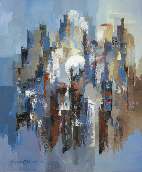 CITY SCENE by Gretta O'Brien sold for �580 at Whyte's Auctions
