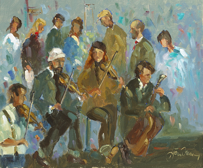 THE FLEADH by Liam Treacy sold for 2,100 at Whyte's Auctions
