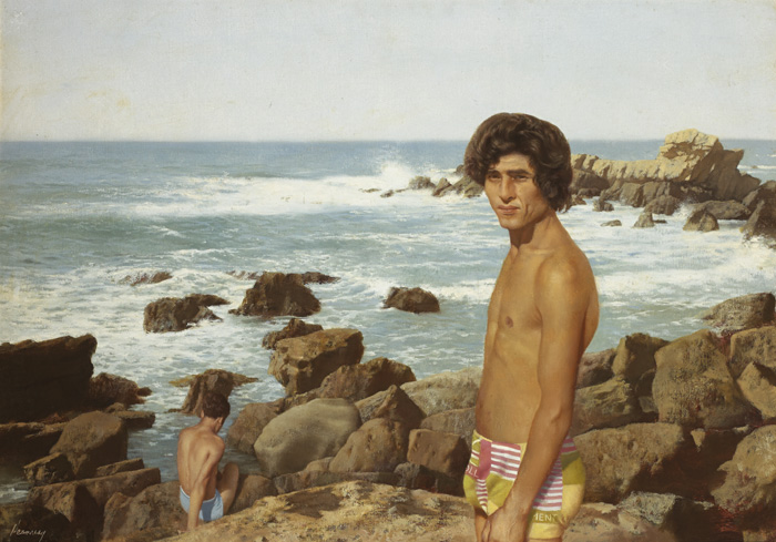 KASSIM BY THE SEA, 1978 by Patrick Hennessy sold for 4,200 at Whyte's Auctions