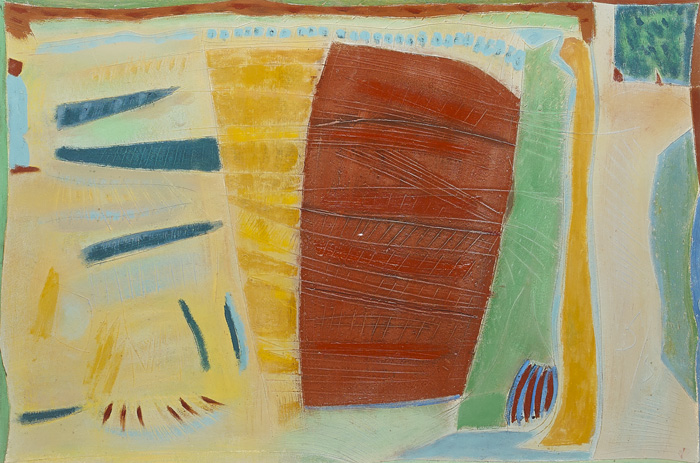 THE AUTUMN PAINTING (I), 1981 by Tony O'Malley sold for �9,500 at Whyte's Auctions