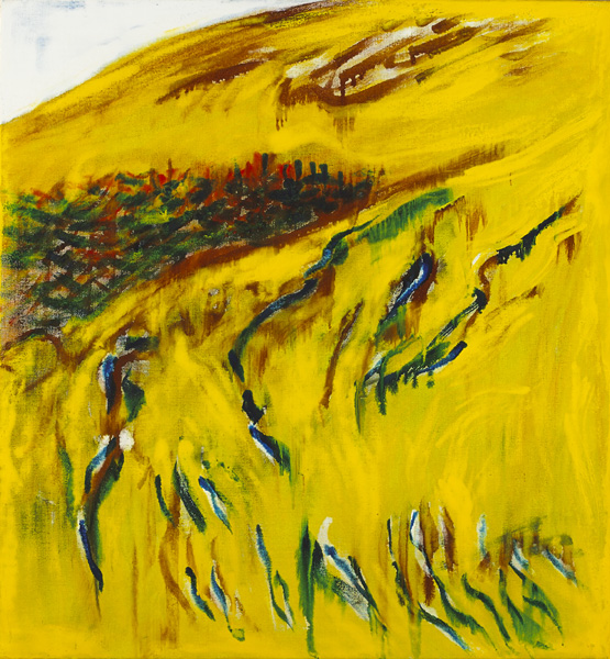 YELLOW HILL, c.1984 by Sen McSweeney sold for 1,700 at Whyte's Auctions
