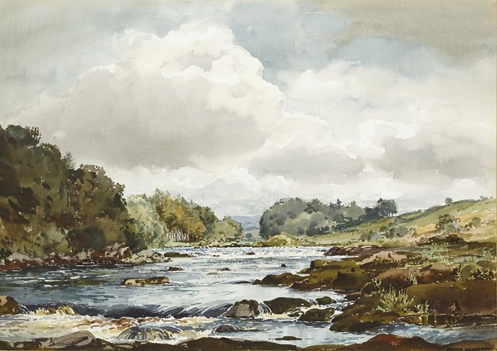 RIVER MAINE by Frank Egginton RCA (1908-1990) at Whyte's Auctions