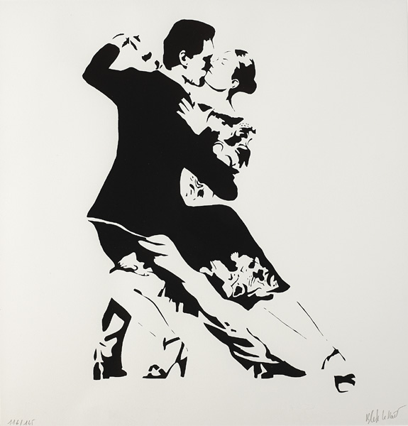 LAST TANGO by Blek le Rat sold for 950 at Whyte's Auctions