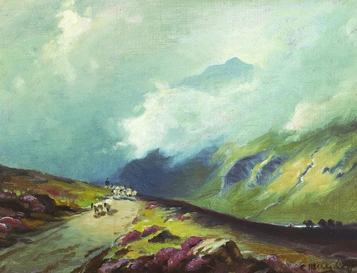 SHEEP HERDER by Charles J. McAuley sold for 620 at Whyte's Auctions