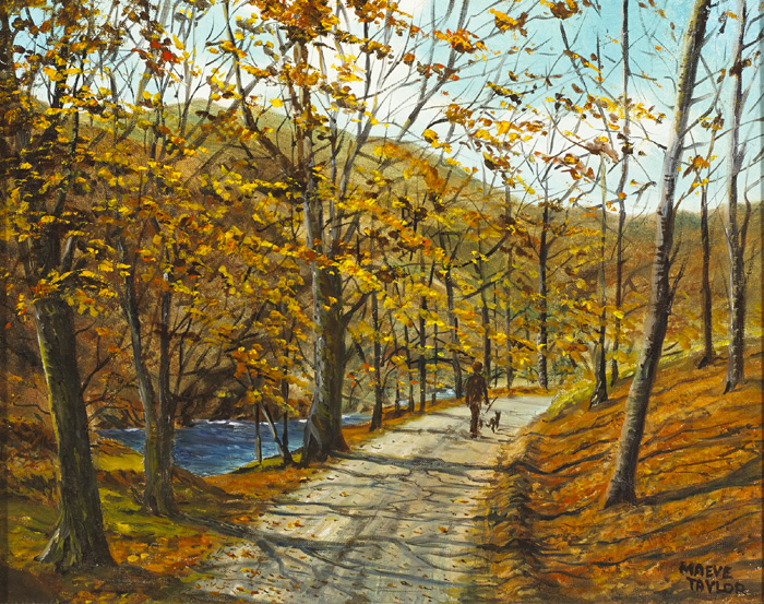 AUTUMN WALK, WICKLOW by Maeve Taylor (b.1928) at Whyte's Auctions
