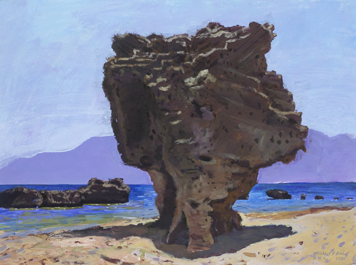 ROCK I, SKYROS, GREECE, 2001 by Michael O'Dea PPRHA (b.1958) at Whyte's Auctions