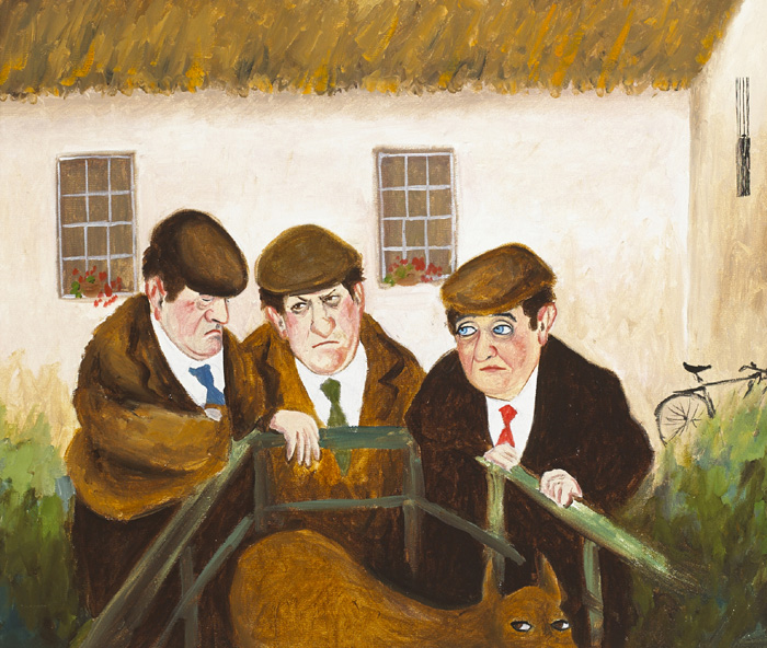 A DEAL BETWEEN FRIENDS by John Schwatschke (b.1943) (b.1943) at Whyte's Auctions