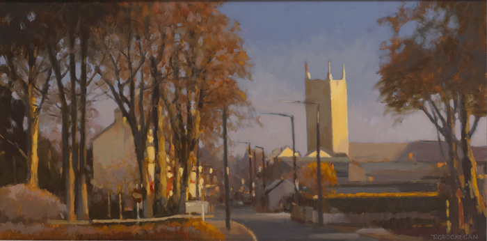 BLESSINGTON, EARLY MORNING, WINTER LIGHT, 2006 by Trevor Geoghegan (b.1946) at Whyte's Auctions