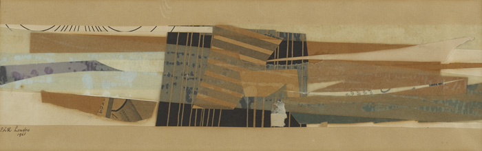 ABSTRACT COMPOSITIONS, 1961 & 1966 (A PAIR) by Edith London (1904-1997) at Whyte's Auctions