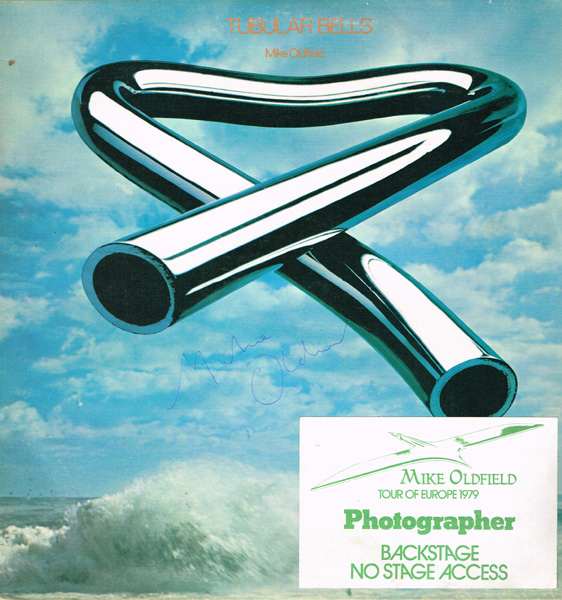 Mike Oldfield, Tubular Bells, signed at Whyte's Auctions