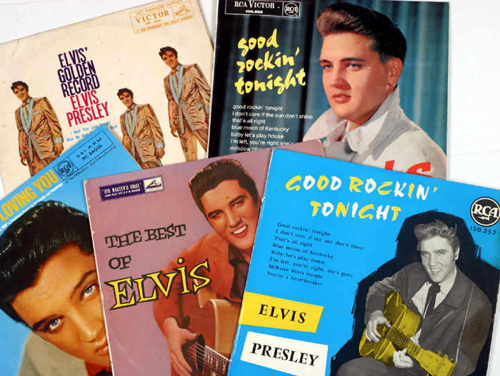 1950s Elvis Presley 10 LP's" at Whyte's Auctions