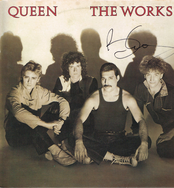 Queen, The Works, signed by Brian May at Whyte's Auctions