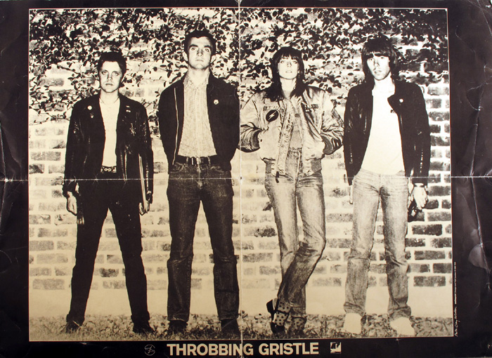 Throbbing Gristle, promotional poster at Whyte's Auctions