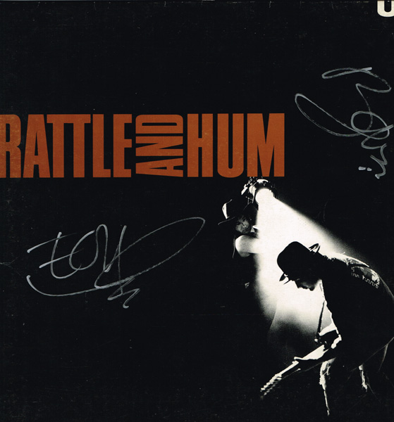U2, Rattle and Hum, signed album at Whyte's Auctions