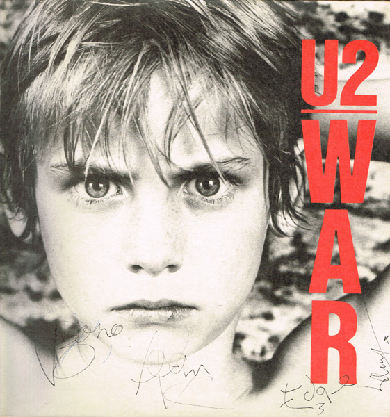 U2, War, signed at Whyte's Auctions