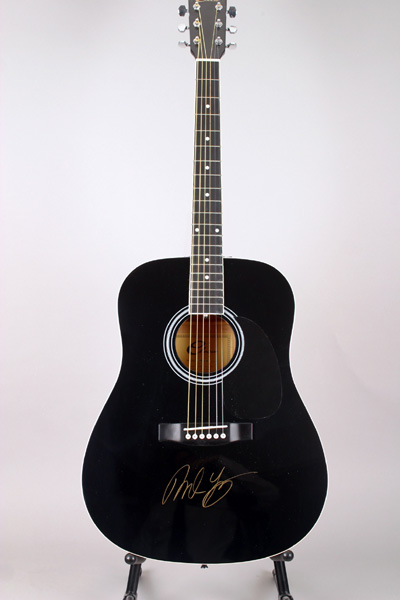 Neil Young signed guitar at Whyte's Auctions
