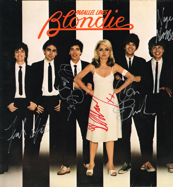 Blondie, Parallel Lines, Signed at Whyte's Auctions